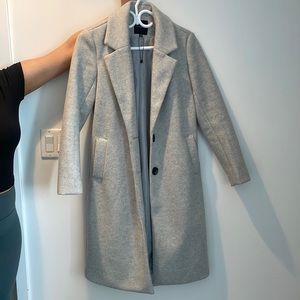 Never used before gray long coat from Dynamite